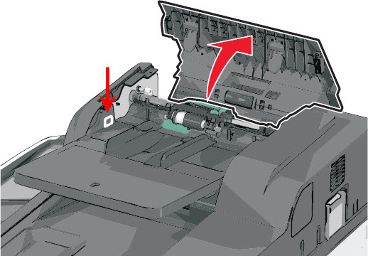 ティニページ Automatic Document Feeder Produces a Skewed Copy when Copying